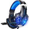 BENGOO G9000 Stereo Gaming Headset for PS4 PC Xbox One PS5 Controller, Noise Cancelling Over Ear Headphones with Mic…