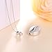 DAOCHONG 925 Sterling Silver Memorial Cremation Jewelry Forever in My Heart Ashes Keepsake Urns Pendant Necklace for Women for Loss of Loved One