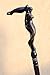 Hand Carved Unique Walking Cane for Men - Goddess - Fancy Wooden Walking Stick Stylish Wood Canes (Caramel)
