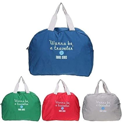 BANQLYN Waterproof Leather Travel Bag Hand Luggage Wanna be a Traveler (Colour May Vary)