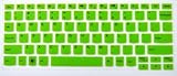 Folox® Silicone Laptop Keyboard Skin Cover for Lenovo Ideapad S206,Yoga 11 Ultrabook,YOGA 11S,IdeaTab K3011W,S210T Touchbook,K2450,FLEX 10,FLEX A10,YOGA2 11,11 inch YOGA3 11,MIIX 700 (Green)