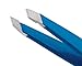 Tweezerman Mini Slant Tweezer, Bahama Blue (1248-BLLLT)