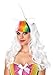 Leg Avenue Costume Accessories's OS Rainbow Pride Festival Unicorn Wig and Tail, Multi, One Size