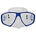 Scuba Choice Scuba Choice Blue Diving Dive Snorkel Mask Nearsighted Prescription RX Optical Corrective Lenses, -3.5