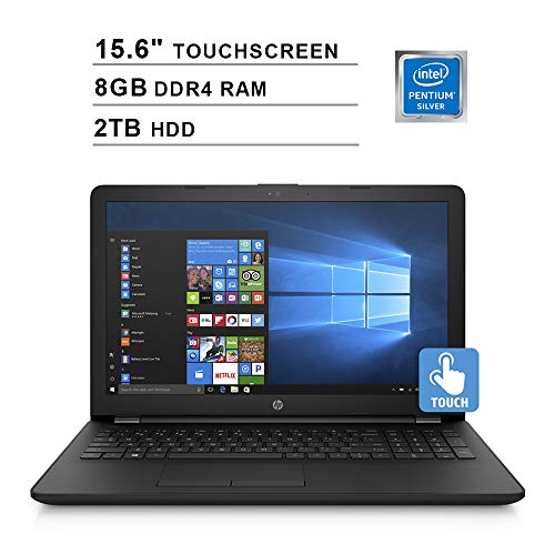HP 2019 Newest 15.6 Inch Touchscreen Laptop (Intel Pentium Quad Core N5000 up to 2.70 GHz, 8GB RAM, 2TB HDD, Intel UHD Graphics 605, WiFi, Bluetooth, Windows 10) (Renewed)