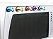 Colorful Magnetic Hooks - 5 Assorted Bright Colors - 25lb Strong Heavy Duty Neodymium Magnet Hooks - Use for Home Kitchen Office Garage Outdoor Cruise Ship Hanging(5Pack)