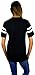 Disney Marvel Womens Avengers Logo Varsity Football Tee Black Small