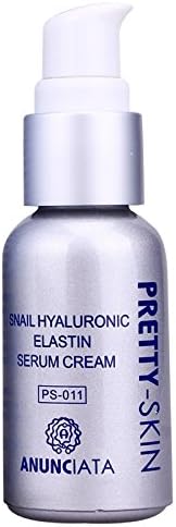 Snail Hyaluronic Elastin Serum Cream Natural Rice 92% Concentrating Serum 30ml