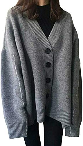 セカンドルーツ オーバー カーディガン サイドライン V ネック 人気 おすすめ セーター カーデガン ゆる ニット M Xl レディース