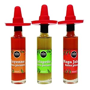 BERELA HOME Reunion – Picante saus met Chiles – drie sterke dranken met chilisauzen met drie soorten chile, saus van…