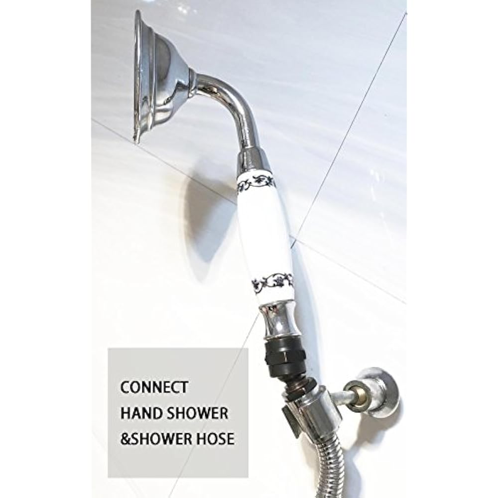 Shower Head Swivel Adapter Ball Joint Povit For Overhead/Handheld Shower Arm New eBay