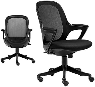 Hengt Office Chair Gaming Chair Nylon Base Adjustable Back