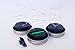 Austral Home 3 Pack Solar Mason Jar Lids Lights 10 LED Warm White Solar Powered Lights Screw on Silver Lids - Decorative Garden Outdoor Party - Jars not Included