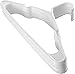 Utopia Home 20-Pack White Plastic Hangers for Clothes - Space Saving Notched Hangers - Durable and Slim - Shoulder Grooves