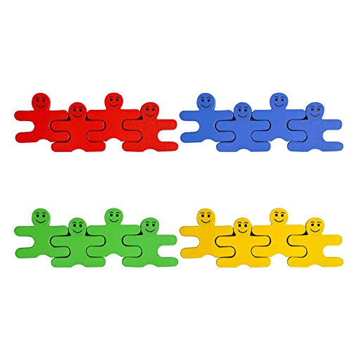 kizh Balance Building Blocks, Wooden Stacking Game Toys Toddler Fine Motor Skill Toy Balance Block Balancing Game Learning Educational Toys for Kids Children Toddlers Preschool Boys and Girls 16 Pcs