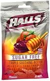 HALLS Sugar Free Drops, Honey-Berry, 25 ct. (Pack of 2)