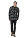 Burton Men's Brighton Flannel Down Shirt, True Black Balsam, Large