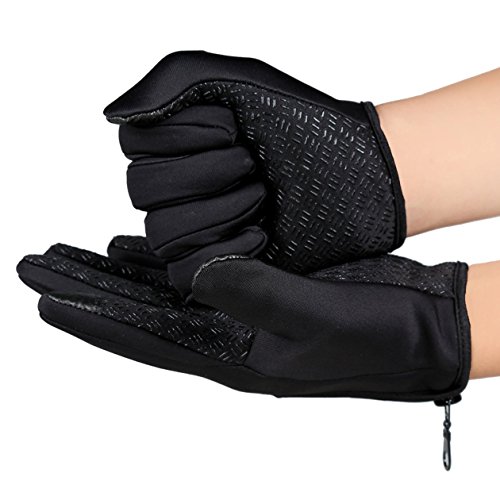 Heraihe Unisex Ski Gloves Snowboard Gloves Motorcycling Touchscreen Winter Snow Windstopper Outdoor Riding Non-Waterproof Gloves