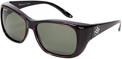 Freeprint Polarized Solar Shield Fit Over Glasses Driving Sunglasses for Men and Women