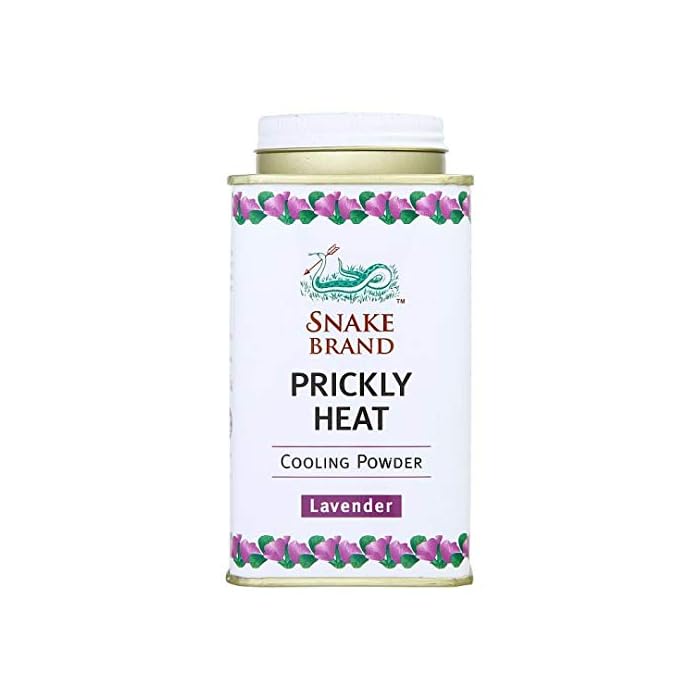 Snake Brand Prickly Heat Cooling Powder Relaxing 140 g. (6 Pack)