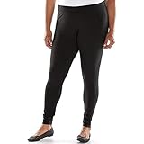 Women's Plus Size Cotton Full Length and Capri Leggings