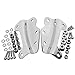 XMT-MOTO Chrome 4 Point Docking Hardware Kit Fit for Harley Davidson FLHR FLHRC FLHX 2009 2010 2011 2012 2013