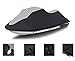 Super Heavy-Duty PWC Jetski Cover for Polaris MSX 110, 140, 150 2003-2004 Jet Ski Watercraft Cover Black/Grey