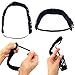6 PCS Reversible Sequins Headbands for Girls and Women - Non Slip Mermaid Style Flip Sequin Wide Headband Set with Elastic Cord - Fashion Hair Accessories - Great Party Favors
