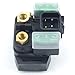 QAZAKY Starter Relay Solenoid Compatible with Yamaha YFM125 YFM125R YFM250 YFM550 YFM700 YXM700 YXR700 Grizzly Raptor Rhino Viking 125 250 550 700 ATV Motorcycle