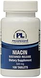 Progressive Labs Niacin 500 Supplement, 100 Count