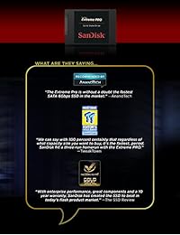 SanDisk Extreme Pro 480 GB SATA 6.0 Gb s 7 mm dispositivo de estado sólido, altura de 2.5 pulgadas., Negro