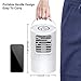 SUPALAK Evaporative Air Cooler, Personal Bladeless Tower Fan, 3 Speeds, 3 Modes, 40 Oscillation, 4-8H Timer, Remote Control, White, 1.9 lbs, 8.9