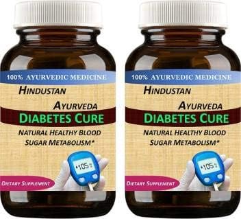 HINDUSTAN AYURVEDA Diabetes Cure Herbal Capsules for Diabetes Control | Medicine (Pack of 2)(60 No)