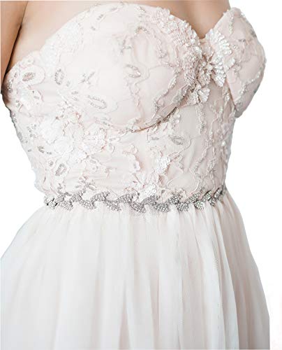 crystal wedding belts