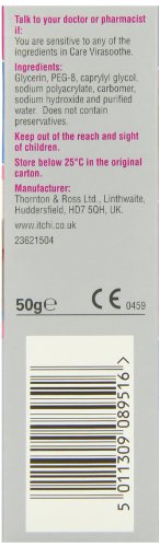 Care 50g Virasoothe Chickenpox Relief Cooling Gel