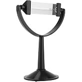 Walfront Optical Glass Triangular Prism with Stand for Teaching Light Spectrum Physics and Photo Photography Prism