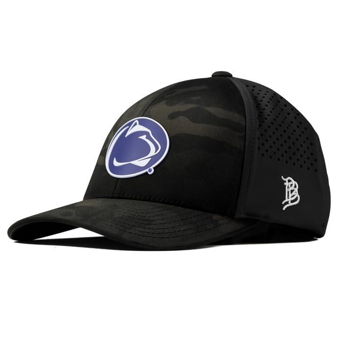 Branded Bills Officially Licensed x Penn State Nittany Lions Black Multicam Cur…