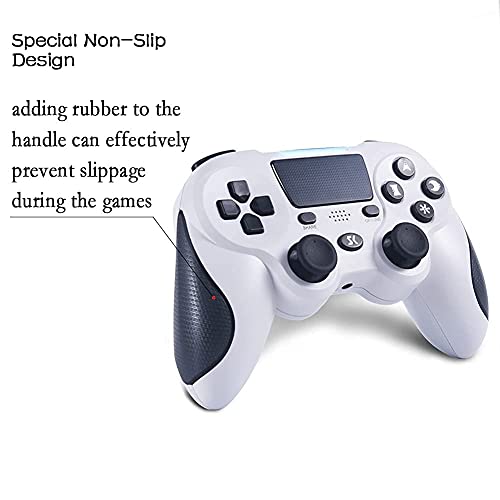 Manette de Jeu sans Fil pour PS4, Manette de Jeu pour Sony Playstation 4 Pro/Slim/PC avec pavé Tactile Haut-Parleur et Prise Casque…