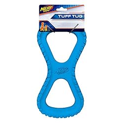 Nerf Dog Rubber Tug Dog Toy with Interactive Tire