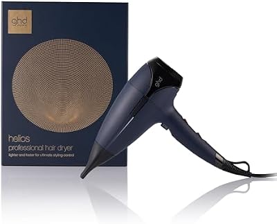 helios, Asciugacapelli Professionale Leggero, Potenza 2200 W, Blu