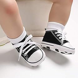 KKIIDDSS Unisex Baby Girls Boys Canvas High-top