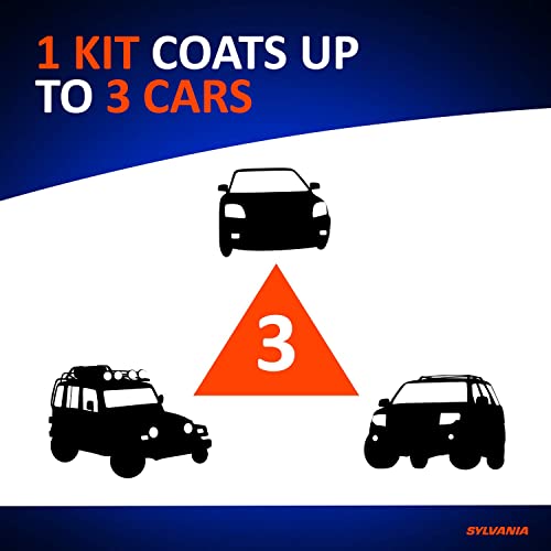 SYLVANIA Headlight Restoration Essentials Kit UV Block Clear Coat