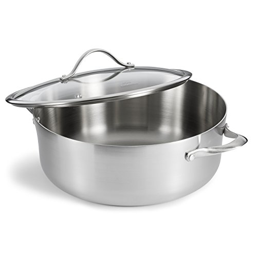 Calphalon Contemporary Stainless Steel Cookware, Dutch Oven, 8quart