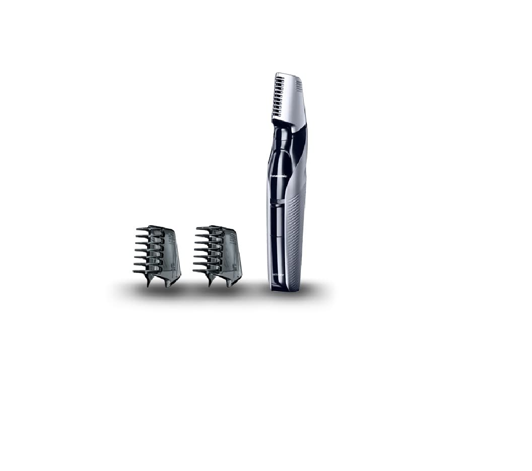 Panasonic Body Trimmer ER-GK60 with 3 attachments Electric Razor for Men for Gentle Skin, for Wet and Dry Shaving, Hair Trimmer for Head and Body
