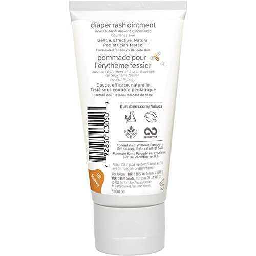 Diaper Rash Ointment, Burt's Bees 100 Natural Baby Skin Care, 3 Ounce (2 Pack) Pricepulse