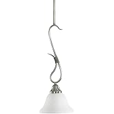 Kichler 3355AP Stafford Mini Pendant 1-Light, Antique Pewter