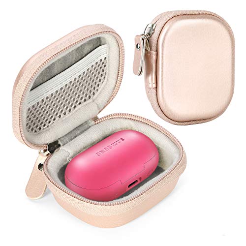 Protective Carrying Case for Samsung Gear IconX (2018 Edition) Bluetooth Cord-Free Fitness Earbuds, Tailored Made, Compact and Light Weight, Strong and Easy to Carry Feature, mesh Pocket for Cable