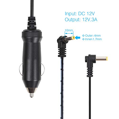 9.8 Ft Car Cigarette Charger Auto Adapter Power Supply for NAVISKAUTO