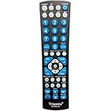 Trisonic 6 WAY All in One Universal Remote Control, Programmable Remote, Compatible with TV , AUX,CABLE COVERTER BOX, CD,DVD, CABLE, SATELLITE and more