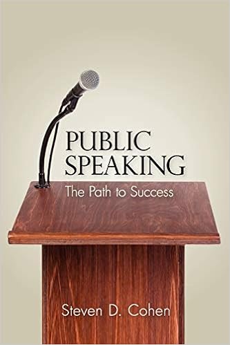 Public Speaking The Path To Success 9781609278069 Communication Books Amazon Com
